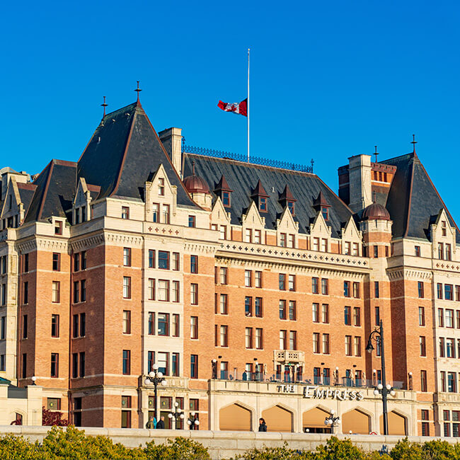 Fairmont Empress Hotel in Victoria, Canada