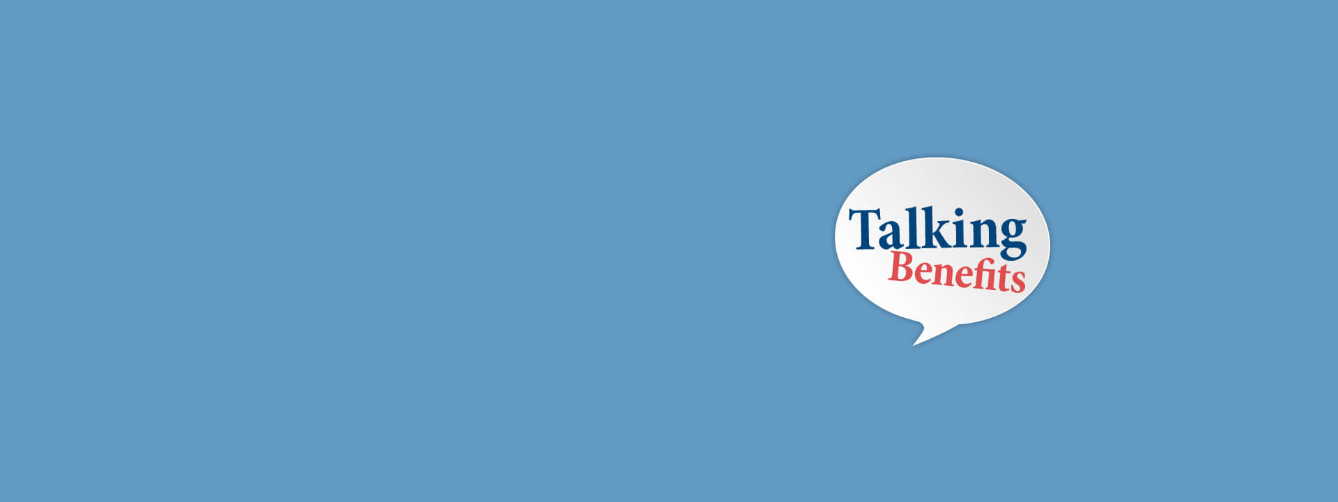 Talking Benefits podcast banner image